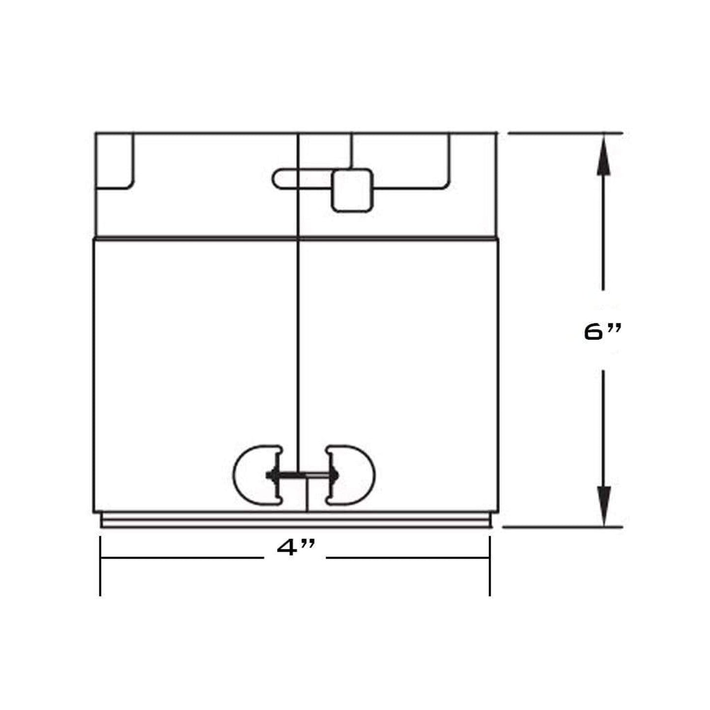 Metal-Fab Type B-Vent 4" Adapter