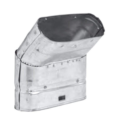 Metal-Fab Type B-Vent 4" x 45 Degree Oval Standard Fixed Angle