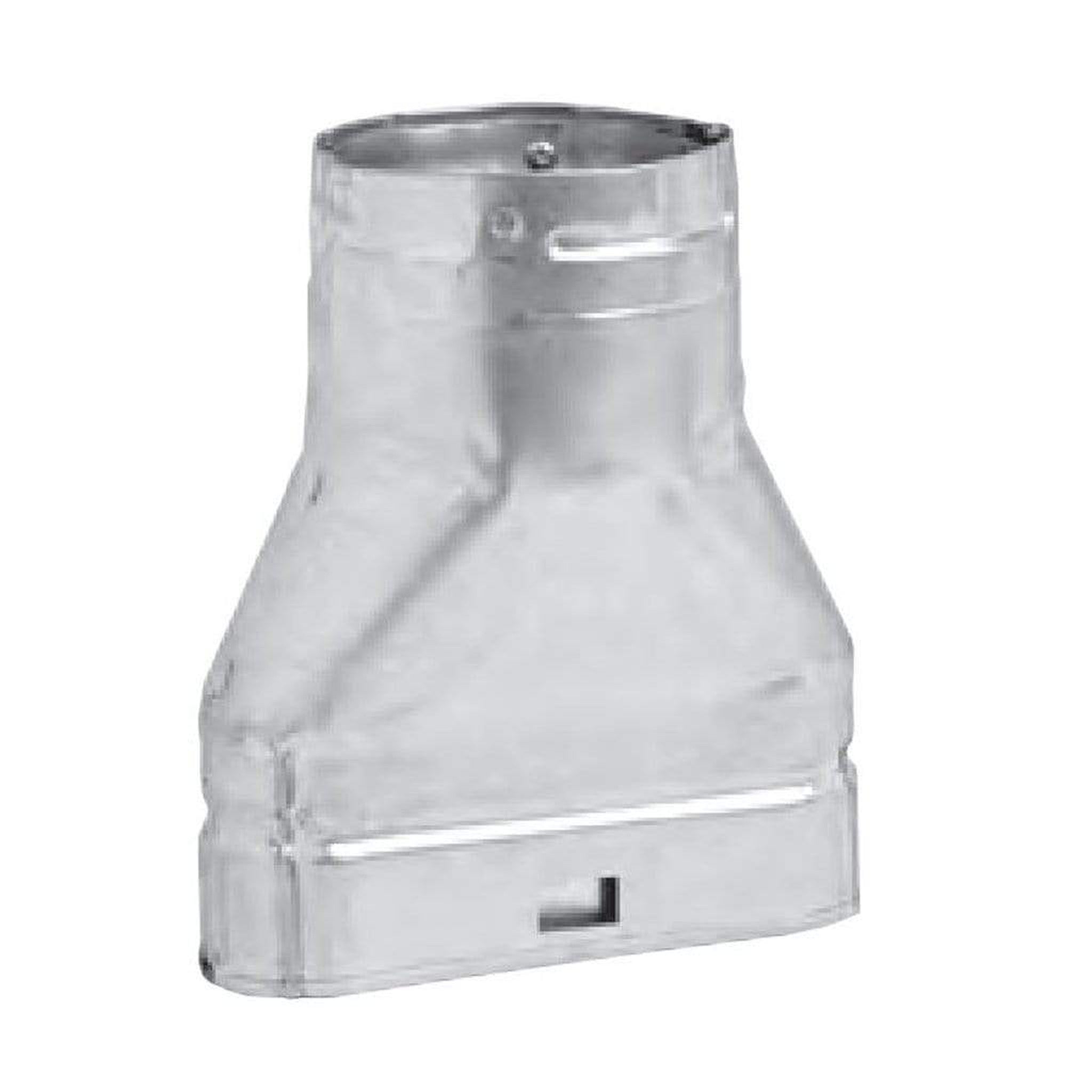 MetalFab Type BVent 5" Diameter Oval to Round Adapter US Fireplace