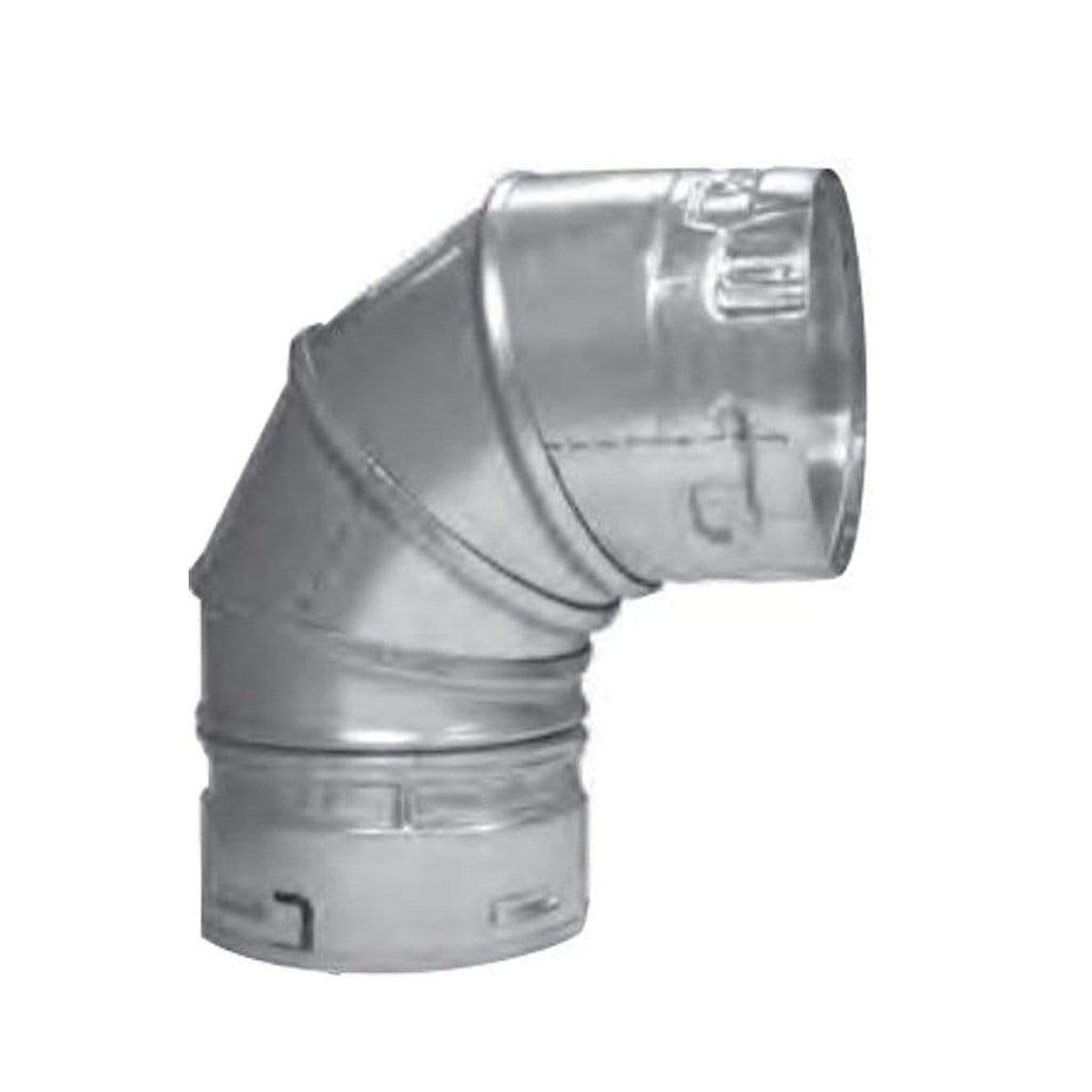 Metal-Fab Type B-Vent 5" Diameter x 90 Degree Adjustable Elbow