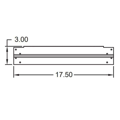 Metal-Fab Type B-Vent 5" Oval Firestop Spacer for 2" x 6" Stud Wall