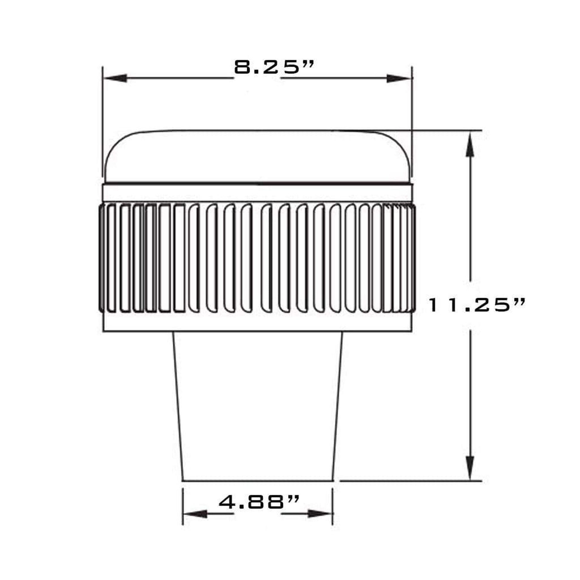 Metal-Fab Type B-Vent 5" Universal Vent Cap