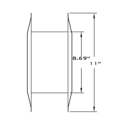 Metal-Fab Type B-Vent 6" Partition Thimble