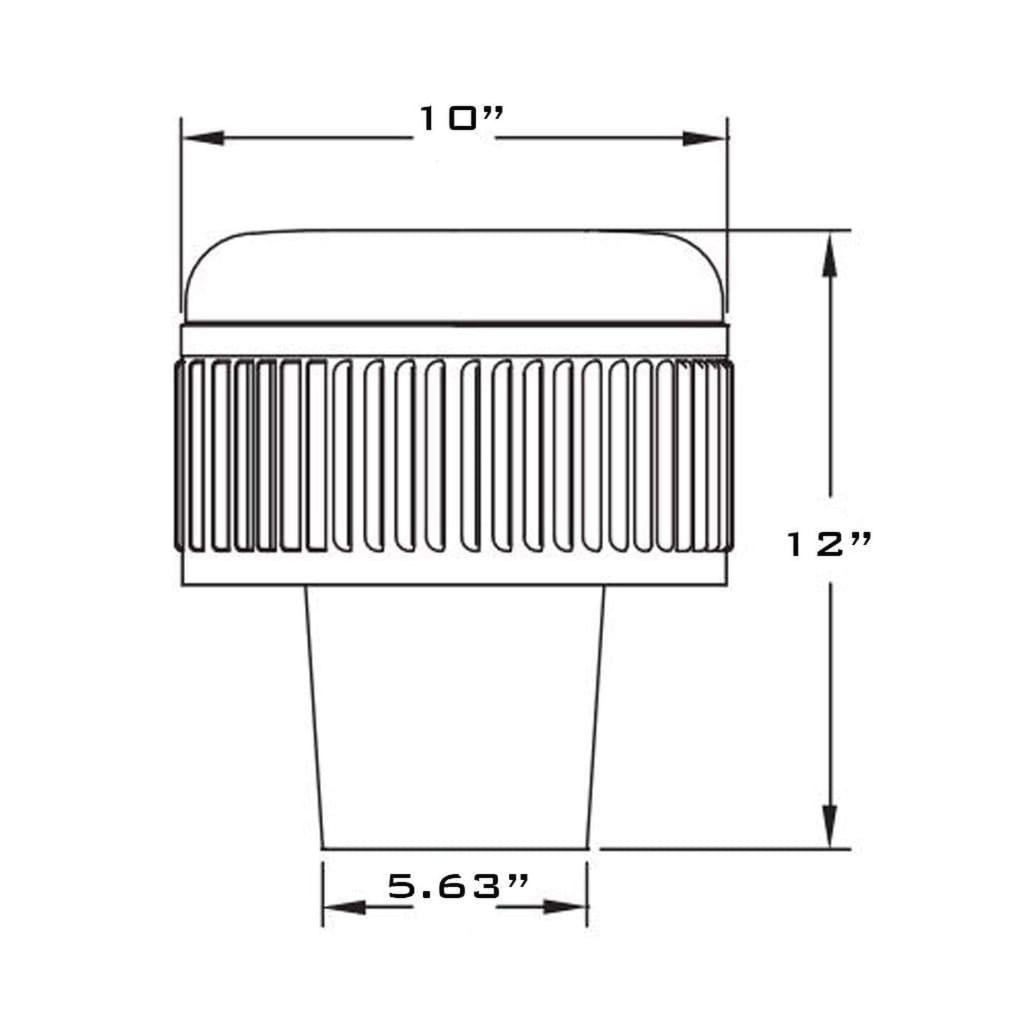 Metal-Fab Type B-Vent 6" Universal Vent Cap