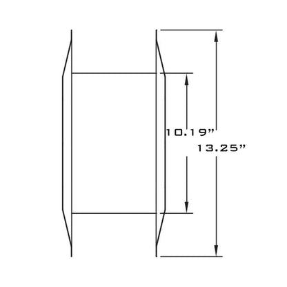 Metal-Fab Type B-Vent 7" Partition Thimble