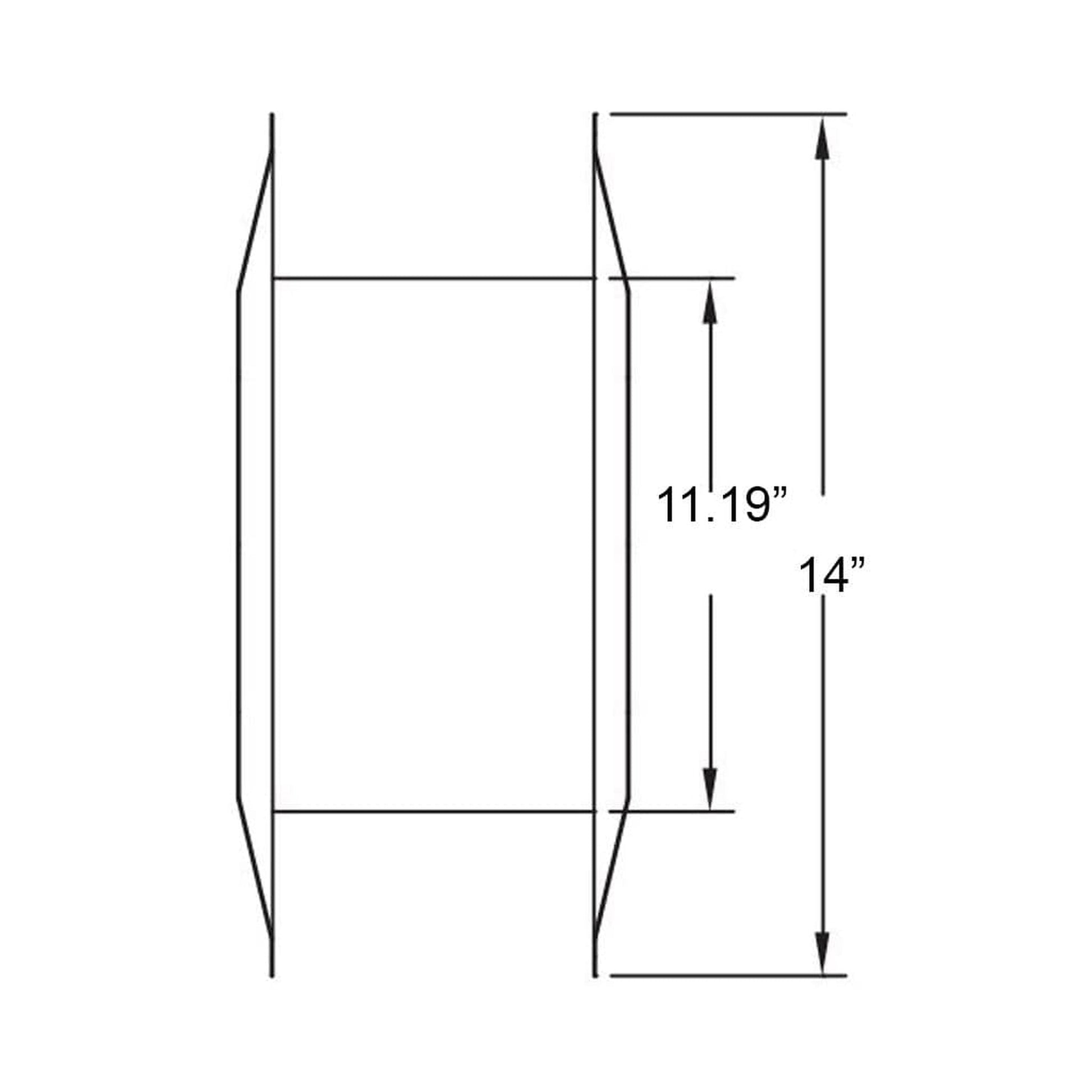 Metal-Fab Type B-Vent 8" Partition Thimble