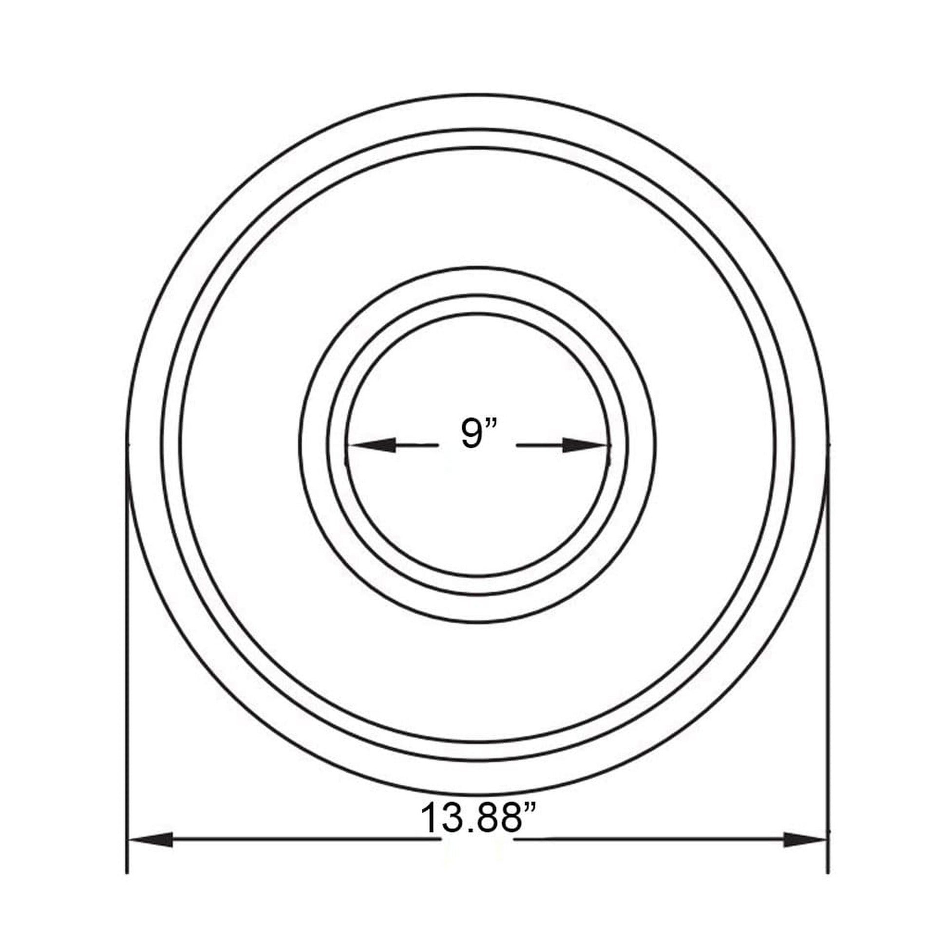 Metal-Fab Type B-Vent 8" Vent Collar