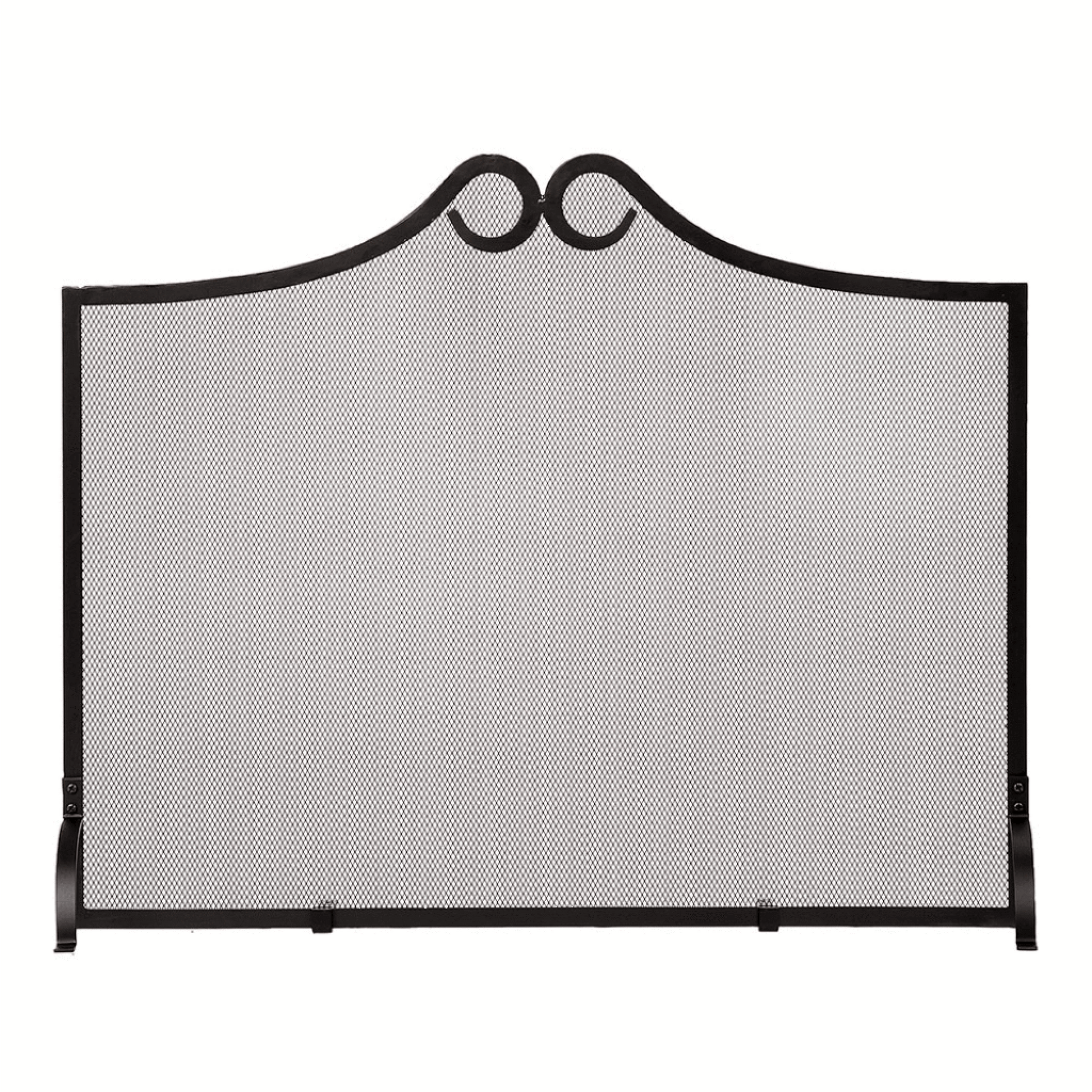 Minuteman Loops Flat Fireplace Screen
