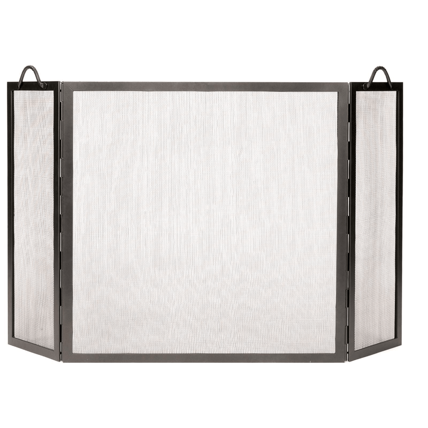 Minuteman Twisted Rope Folding Fireplace Screens