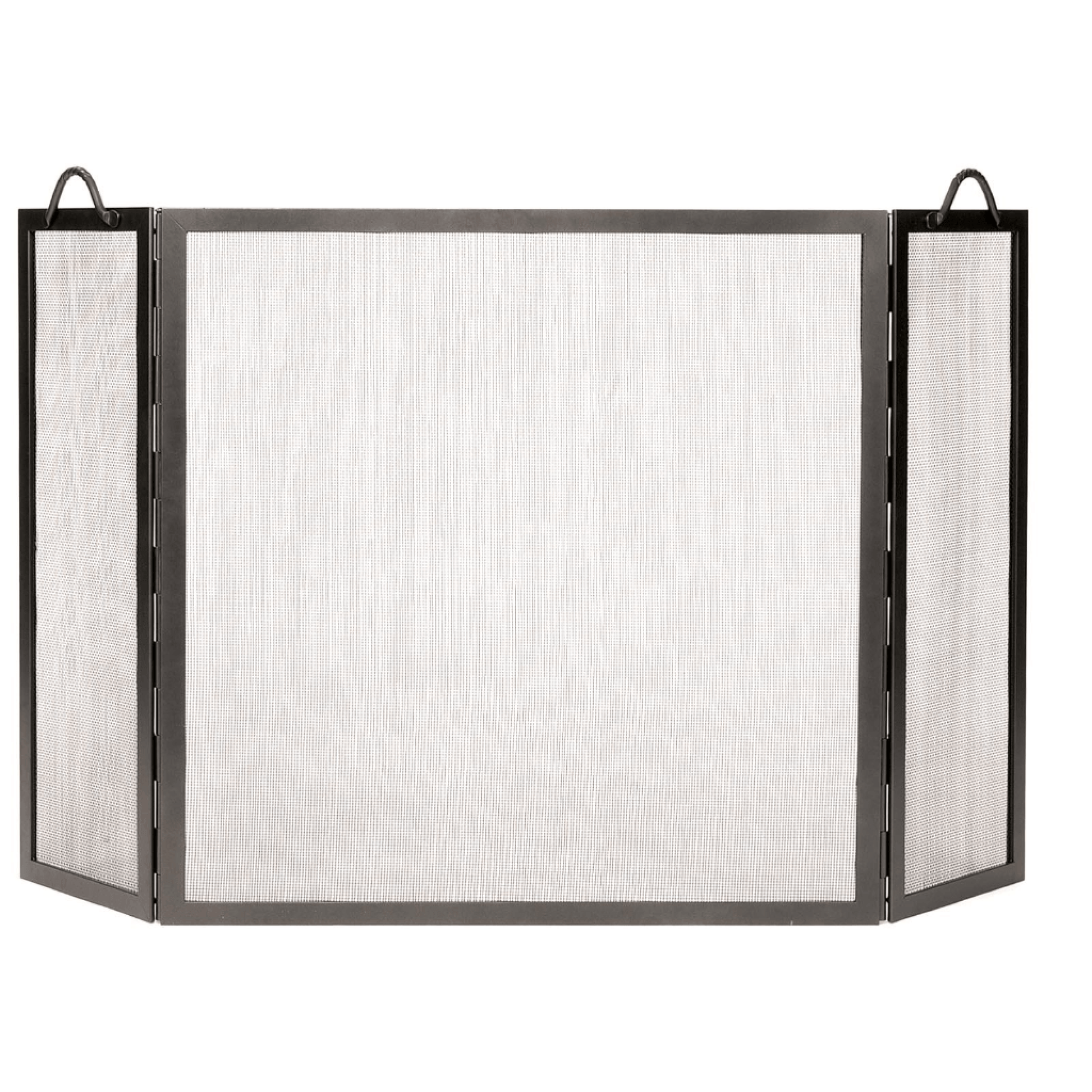 Minuteman Twisted Rope Folding Fireplace Screens