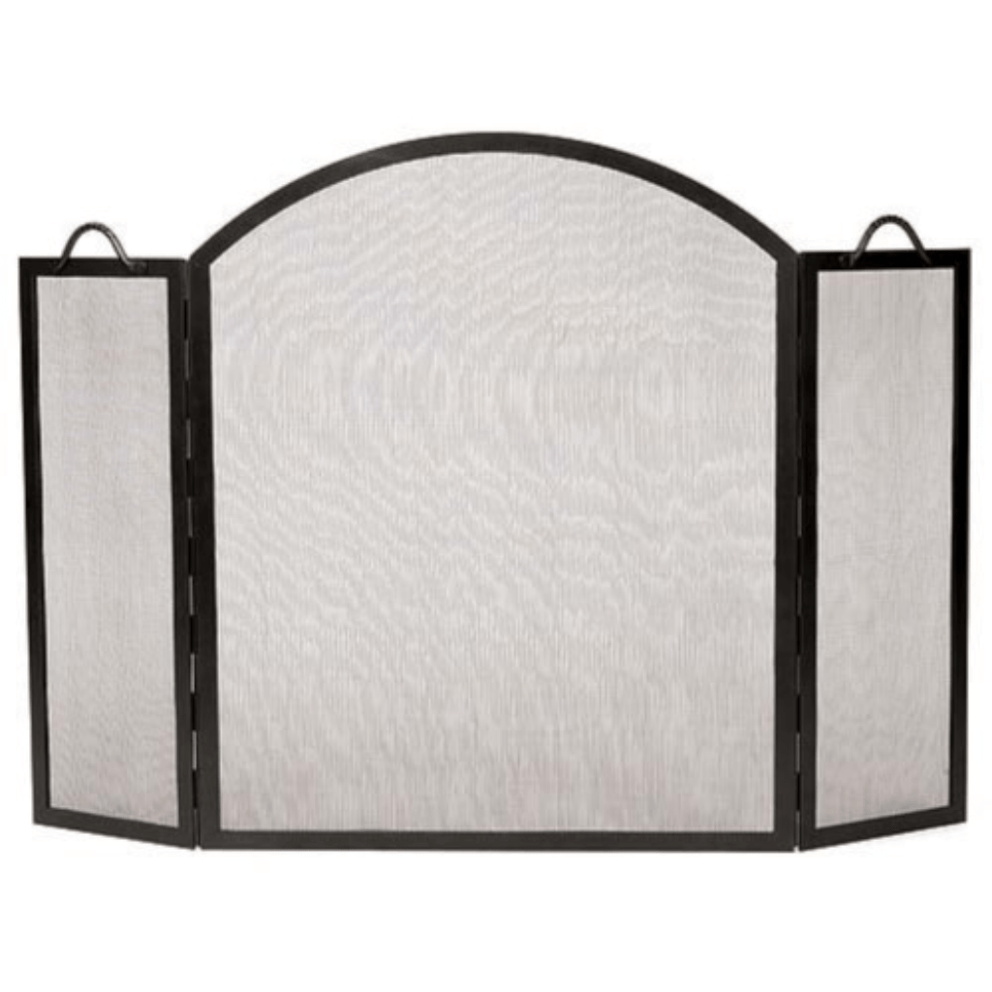 Minuteman Twisted Rope Folding Fireplace Screens