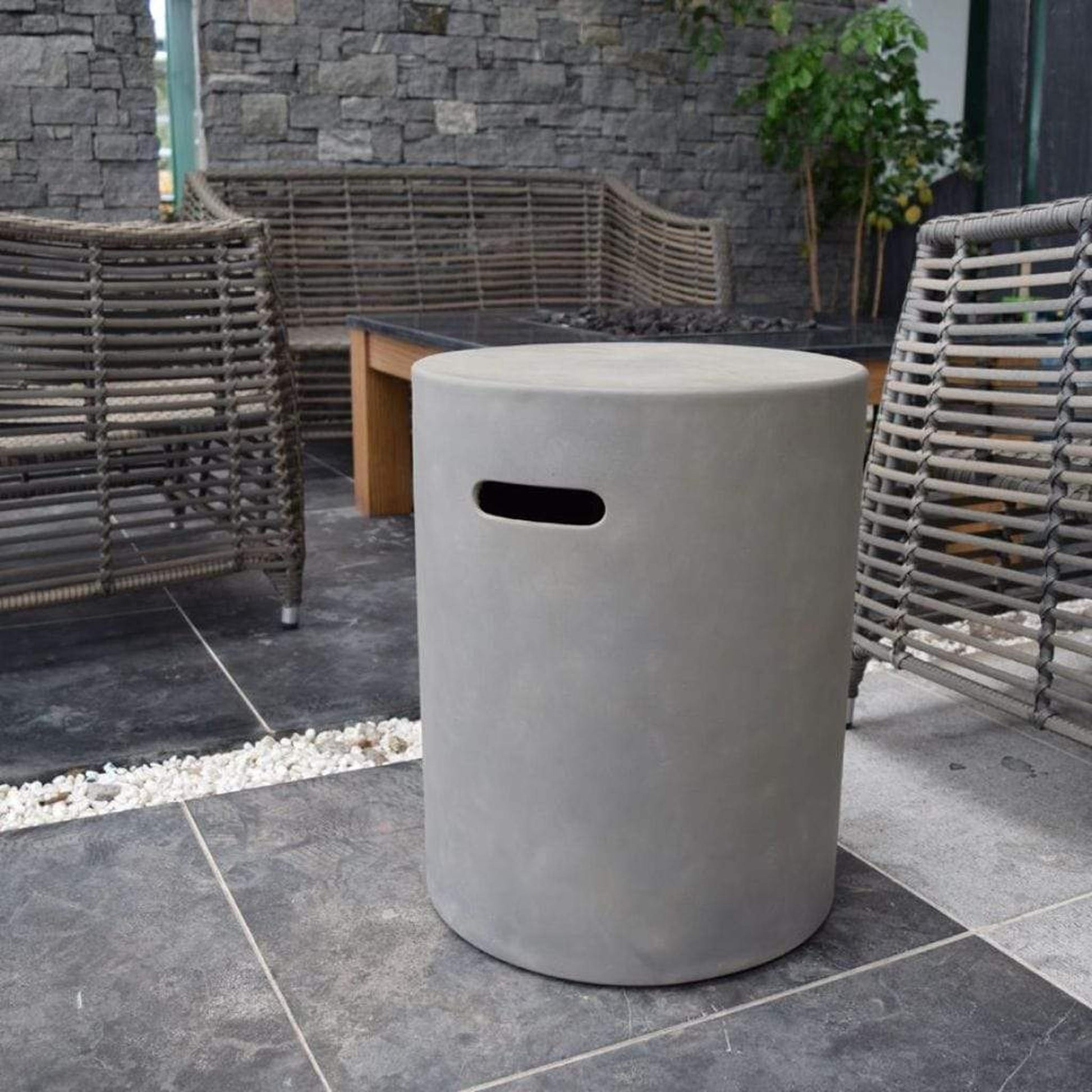Modeno 15" Gray Round Tank Cover