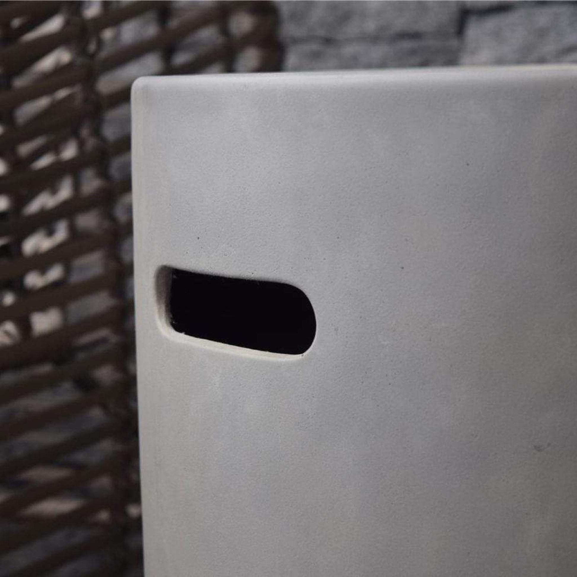 Modeno 15" Gray Round Tank Cover