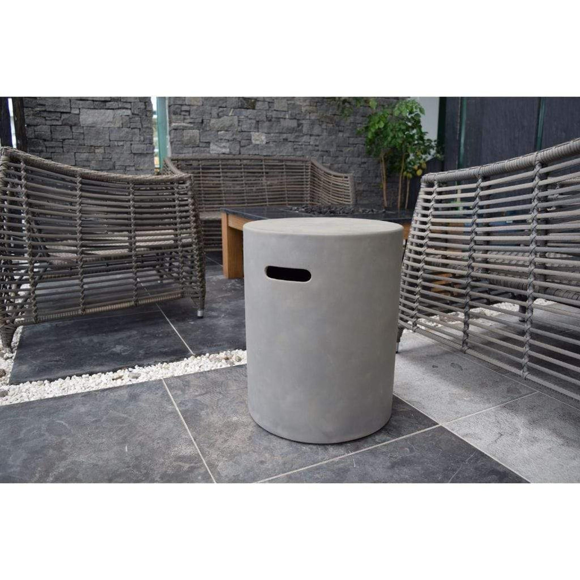 Modeno 15" Gray Round Tank Cover