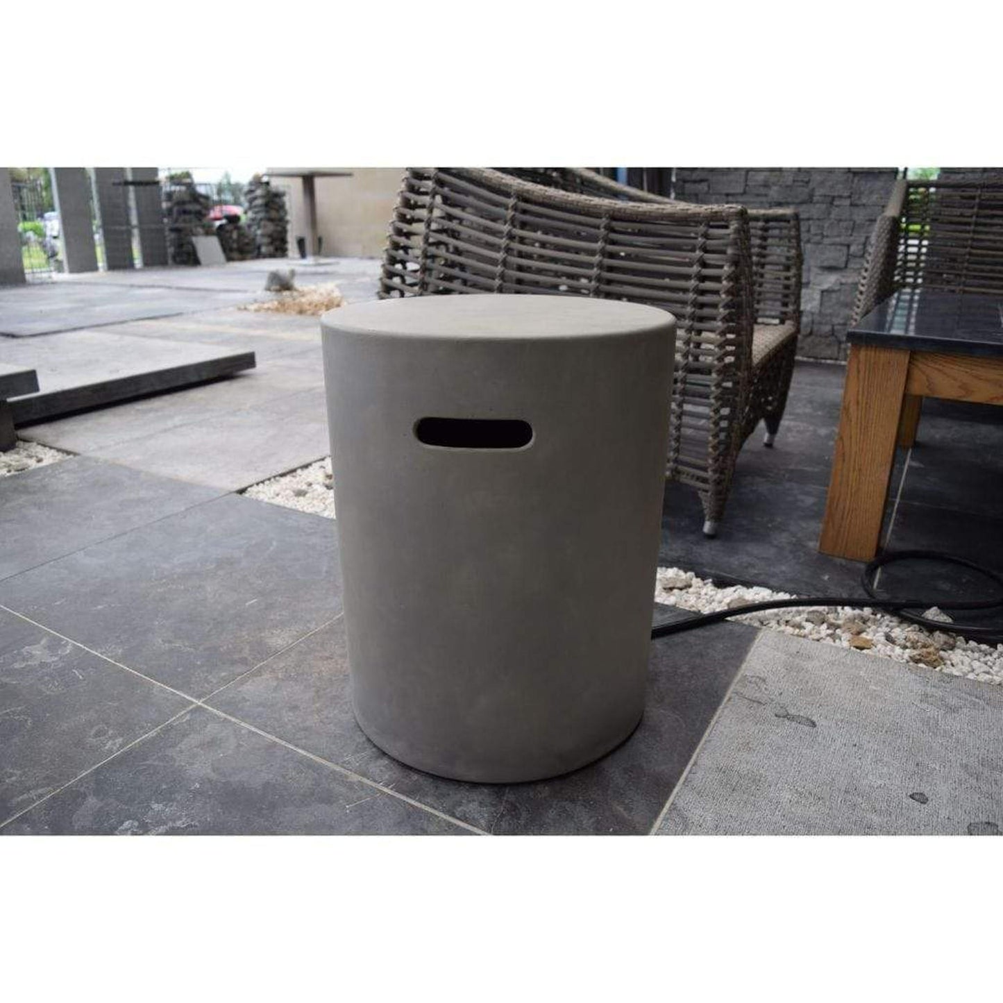 Modeno 15" Gray Round Tank Cover