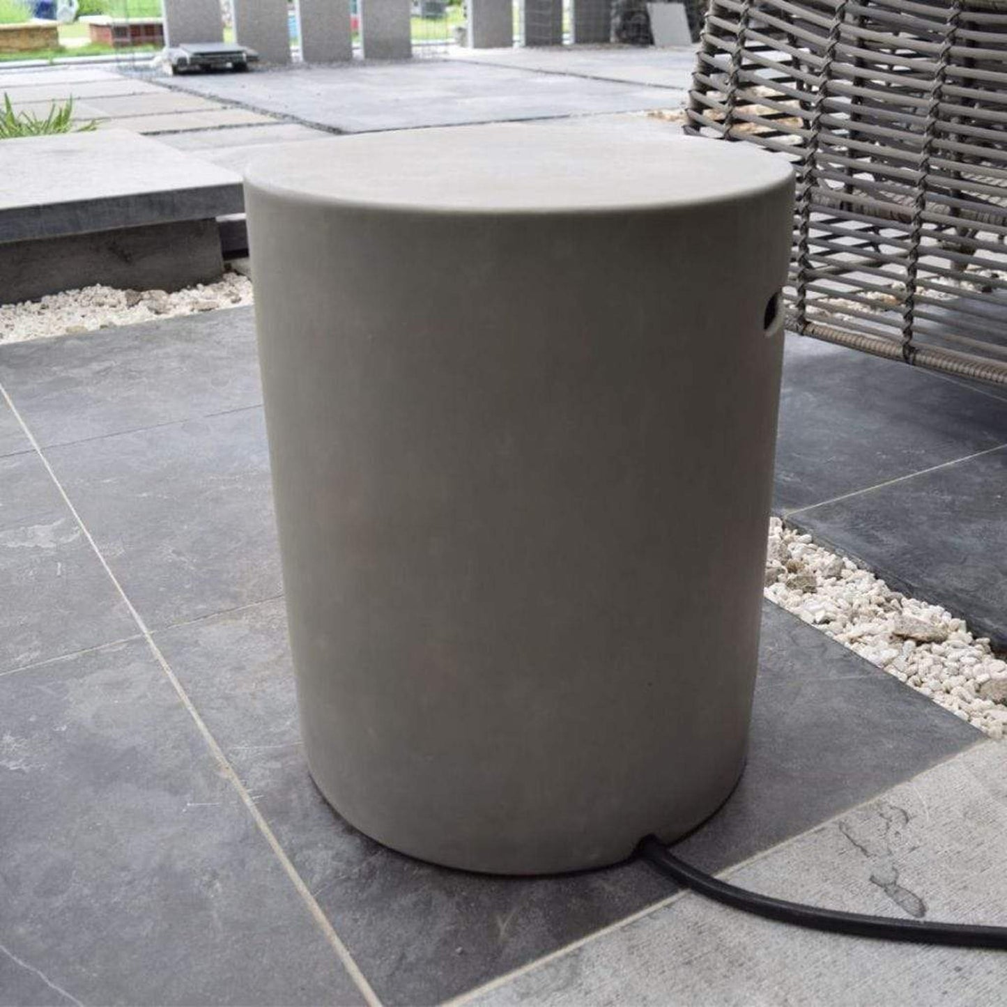 Modeno 15" Gray Round Tank Cover