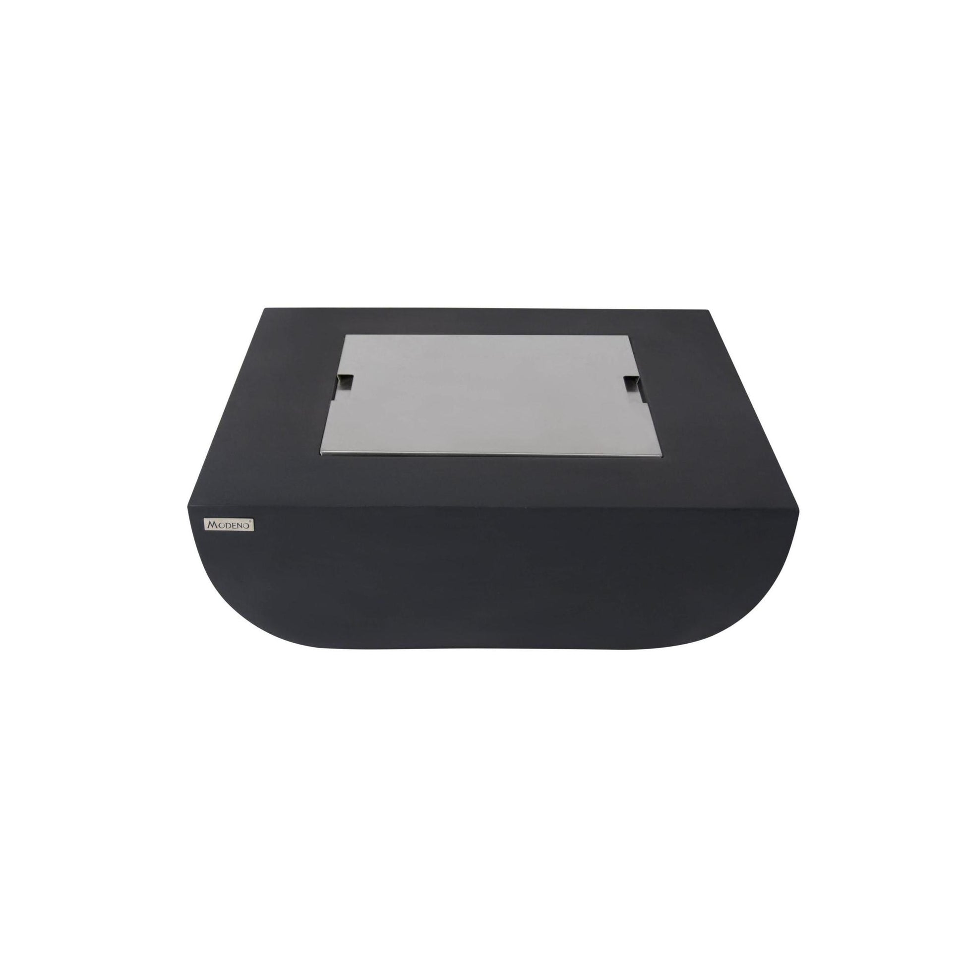 Modeno Aurora 34" Black Rectangle Concrete Liquid Propane Fire Table