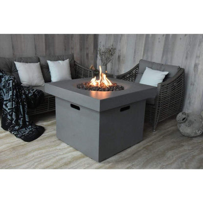 Modeno Burlington 34" Matte Black Fire Table