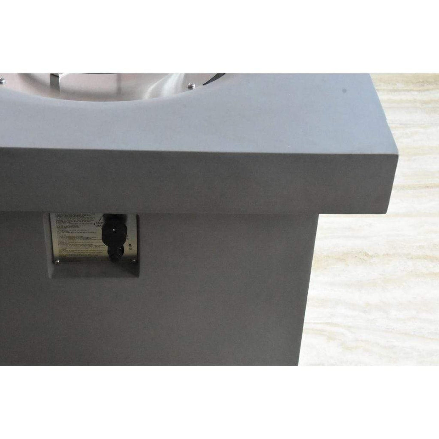 Modeno Burlington 34" Matte Black Fire Table