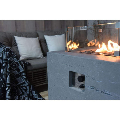 Modeno Ellington 27" Light Gray Fire Table