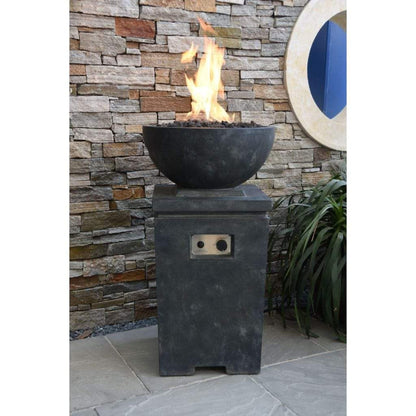 Modeno Exeter 21" Dark Gray Fire Pit