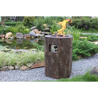 Modeno Fire 19" Basalt Column Fire Pit