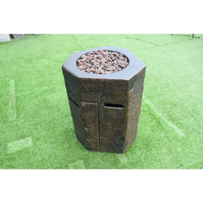 Modeno Fire 19" Basalt Column Fire Pit