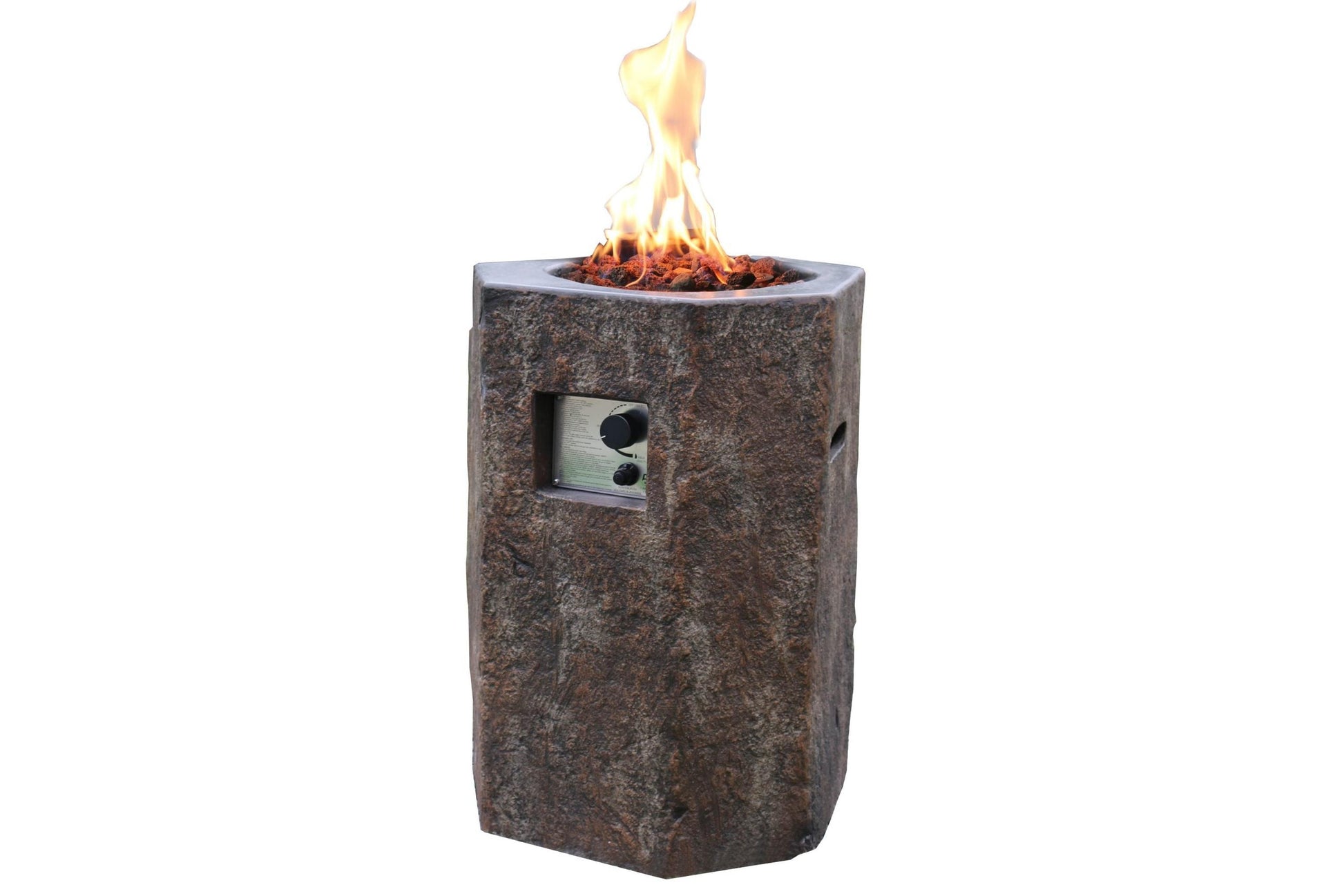 Modeno Fire 19" Basalt Column Fire Pit