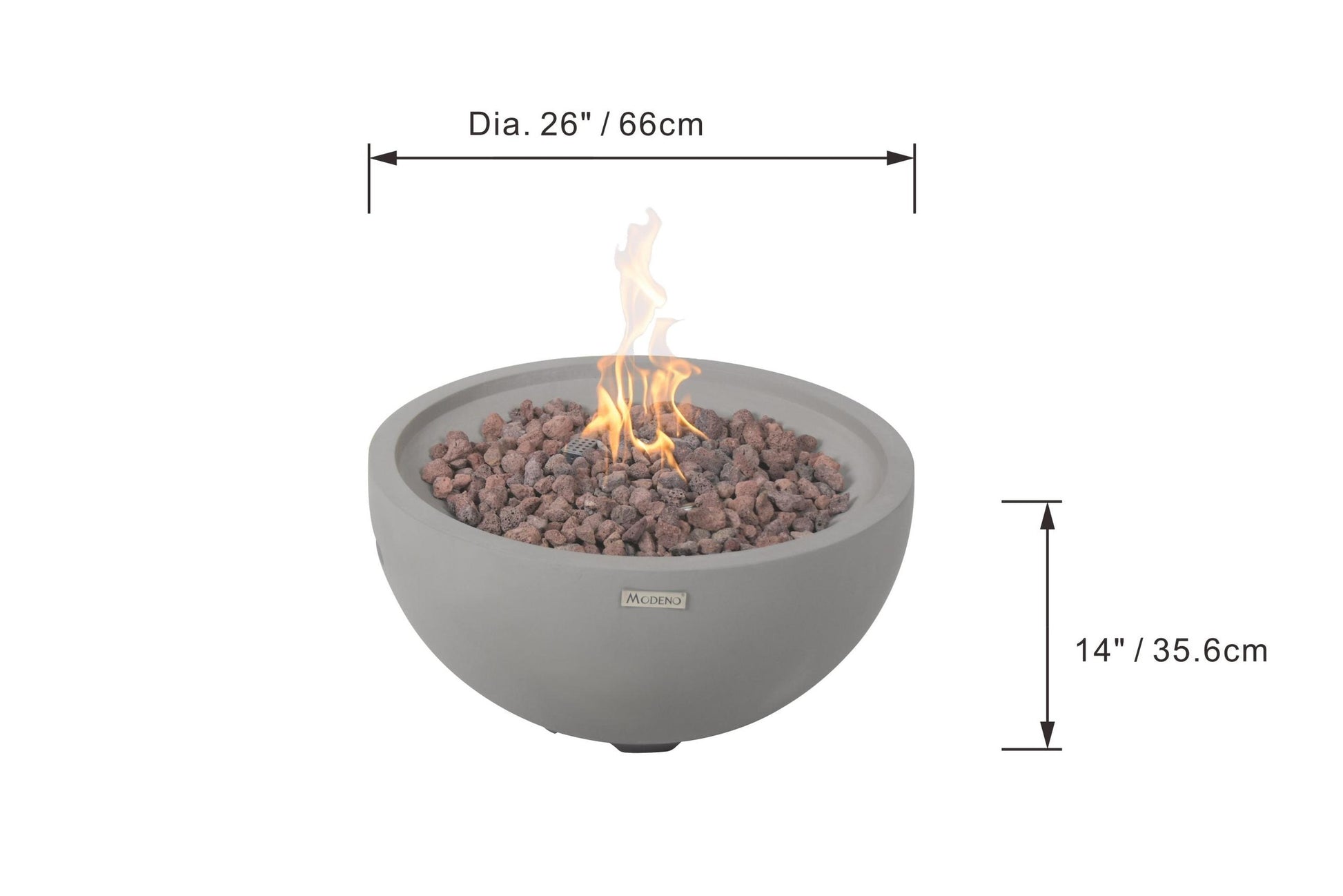 Modeno Fire 26" Nantucket Propane Fire Bowl