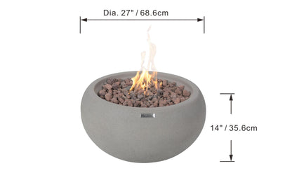 Modeno Fire 26" Newbridge Natural Gas Fire Bowl