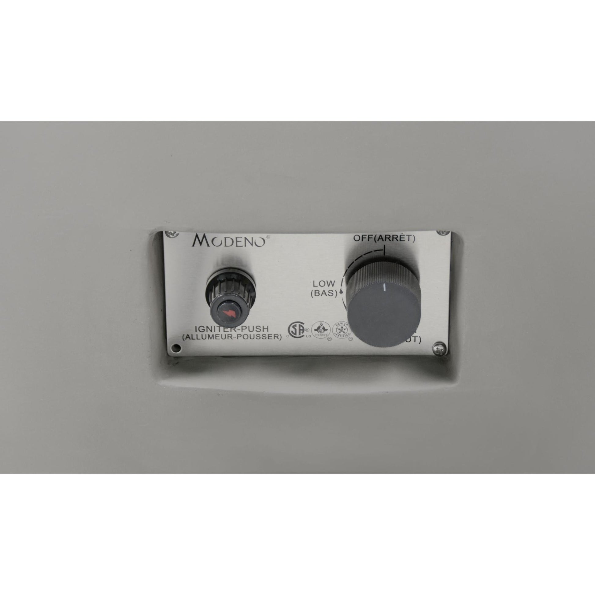 Modeno Fire Roca 34" Round Concrete Liquid Propane Fire Table