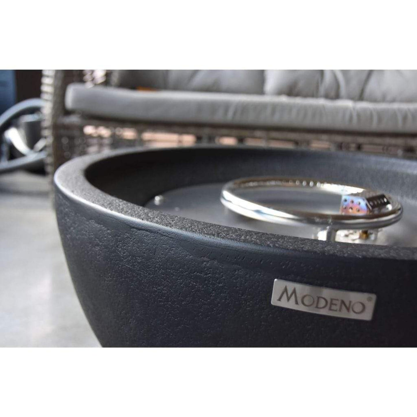 Modeno Jefferson 26" Black Natural Gas Fire Bowl