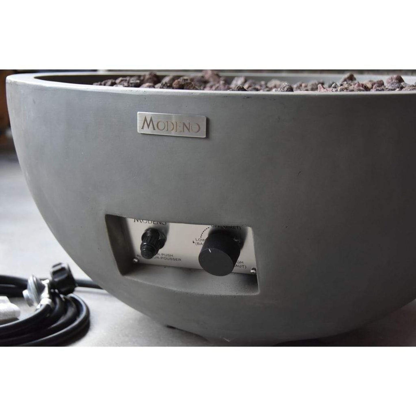 Modeno Nantucket 26" Gray Liquid Propane Fire Bowl