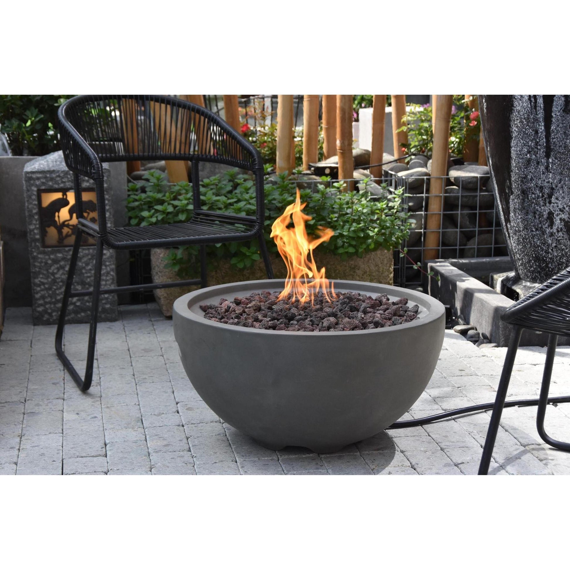 Modeno Nantucket 26" Gray Liquid Propane Fire Bowl