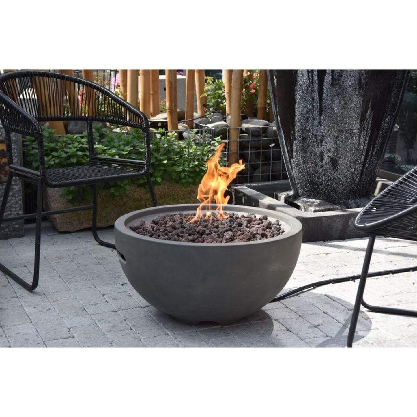 Modeno Nantucket 26" Gray Natural Gas Fire Bowl