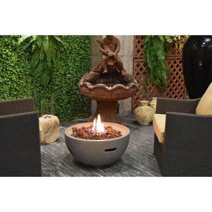 Modeno Nantucket 26" Gray Natural Gas Fire Bowl