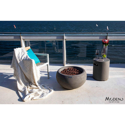Modeno Newbridge 26" Gray Liquid Propane Fire Bowl