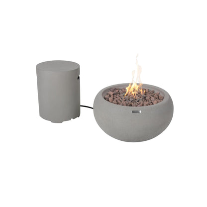 Modeno Newbridge 26" Gray Liquid Propane Fire Bowl