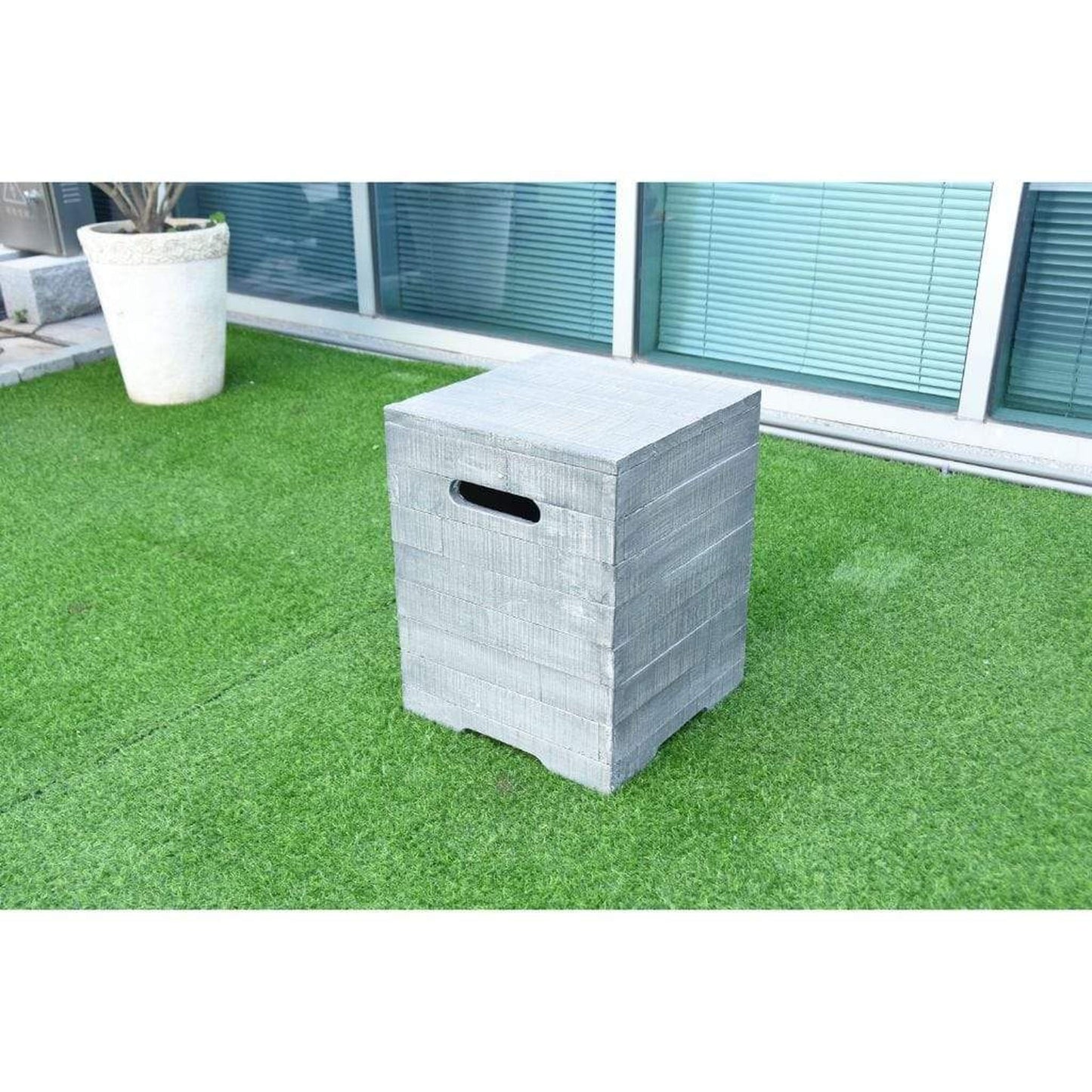 Modeno ONB018CG 15" Light Gray Square Tank Cover