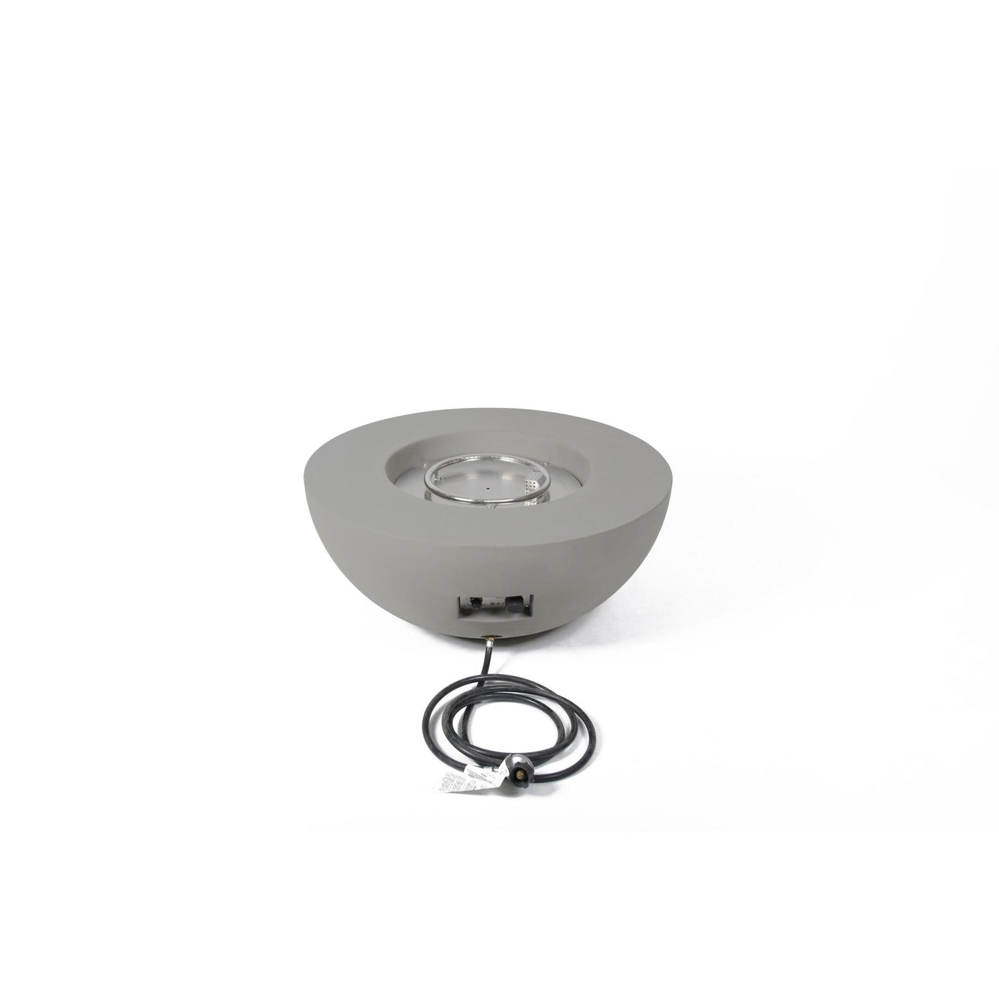 Modeno Roca 34" Gray Bowl Concrete Liquid Propane Fire Table