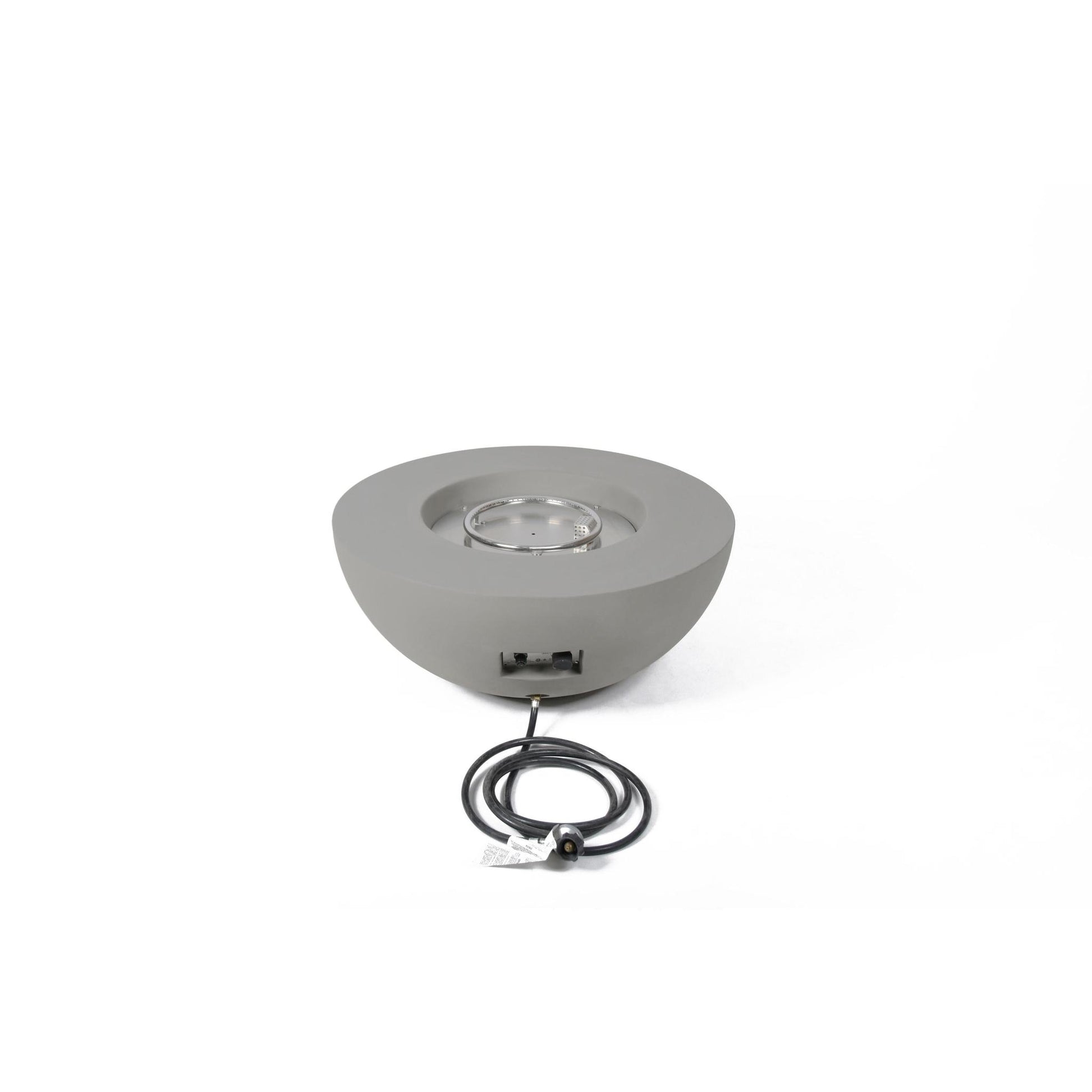 Modeno Roca 34" Gray Bowl Concrete Liquid Propane Fire Table