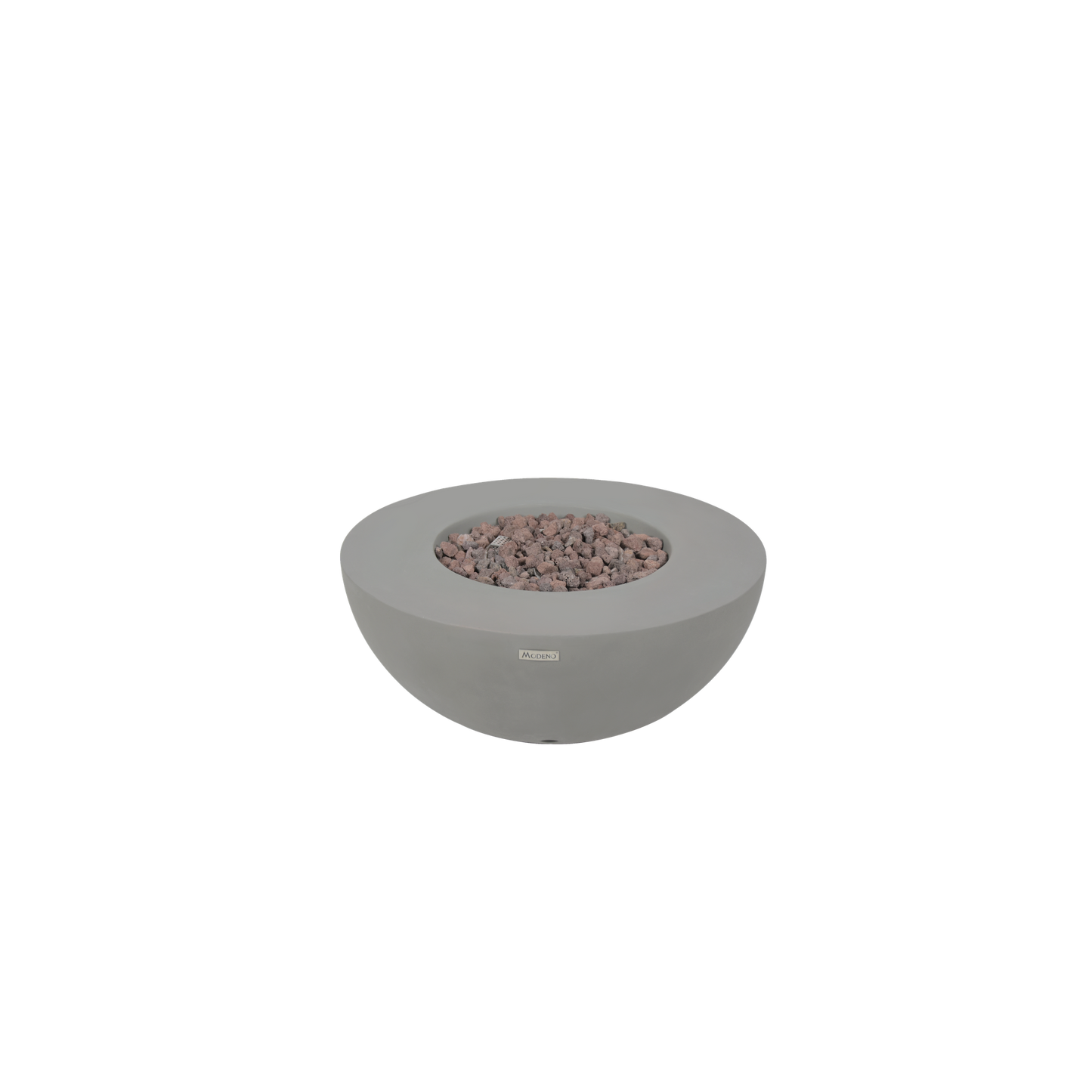 Modeno Roca 34" Gray Bowl Concrete Liquid Propane Fire Table