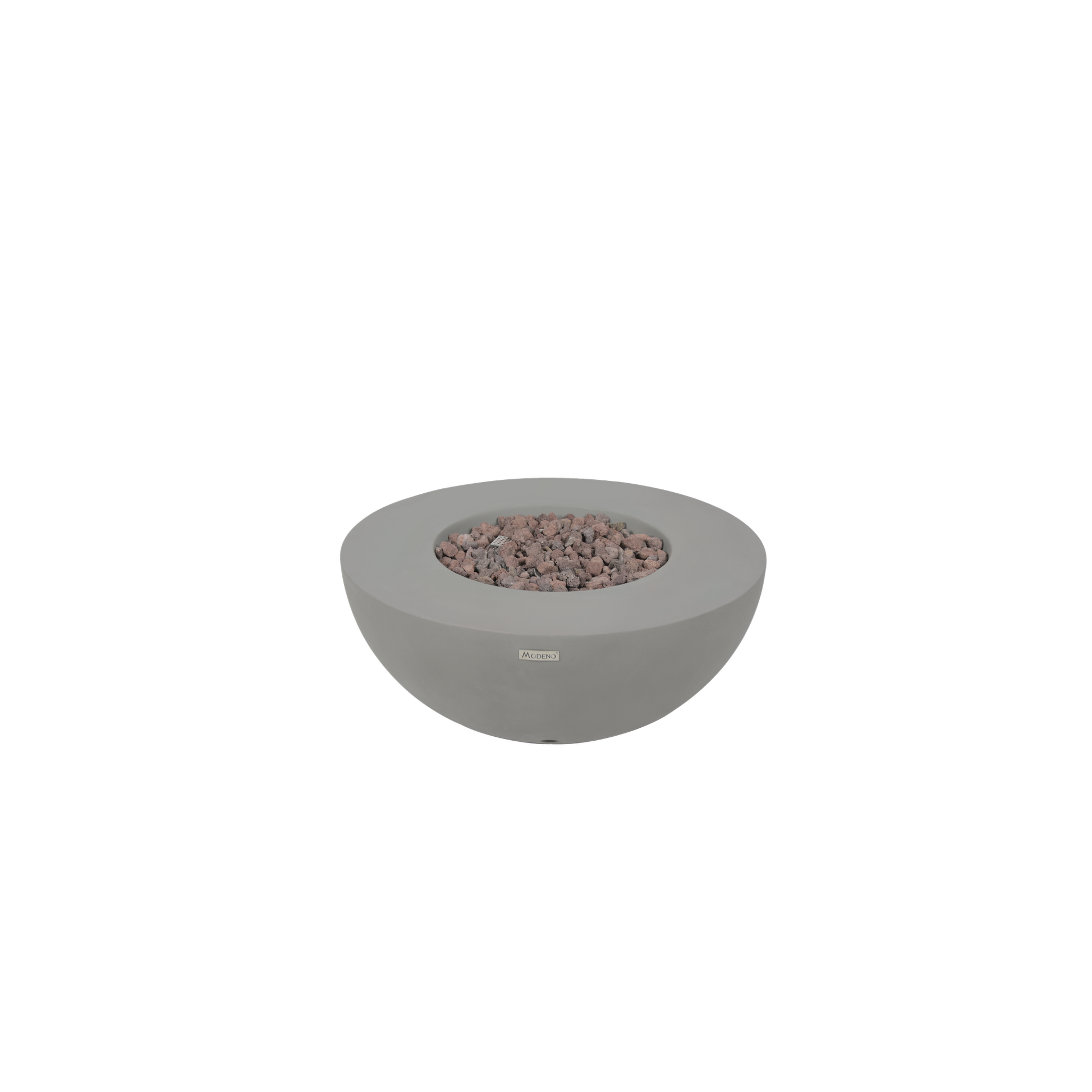 Modeno Roca 34" Gray Bowl Concrete Liquid Propane Fire Table