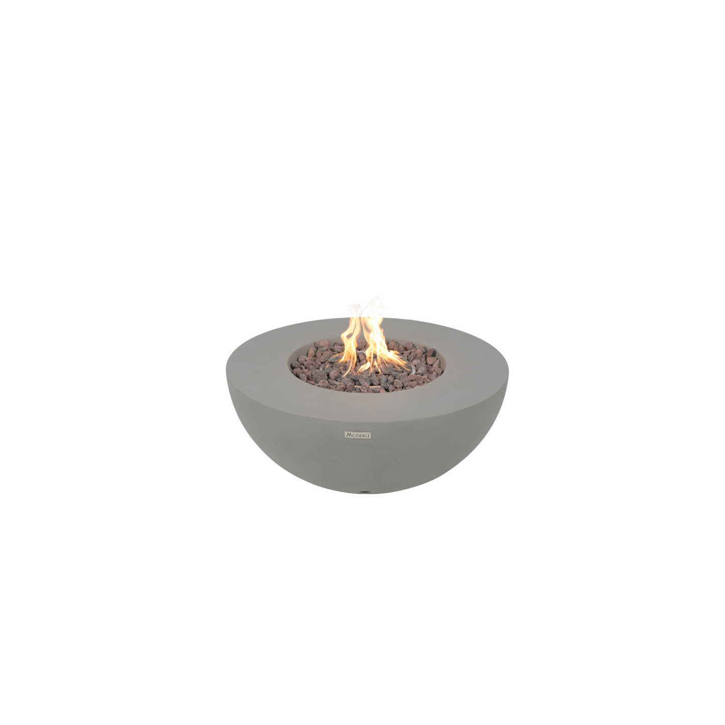 Modeno Roca 34" Gray Bowl Concrete Liquid Propane Fire Table