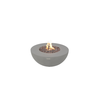 Modeno Roca 34" Gray Bowl Concrete Liquid Propane Fire Table