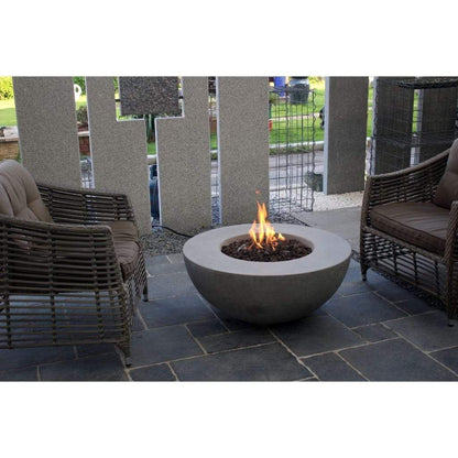 Modeno Roca 34" Gray Bowl Concrete Natural Gas Fire Table