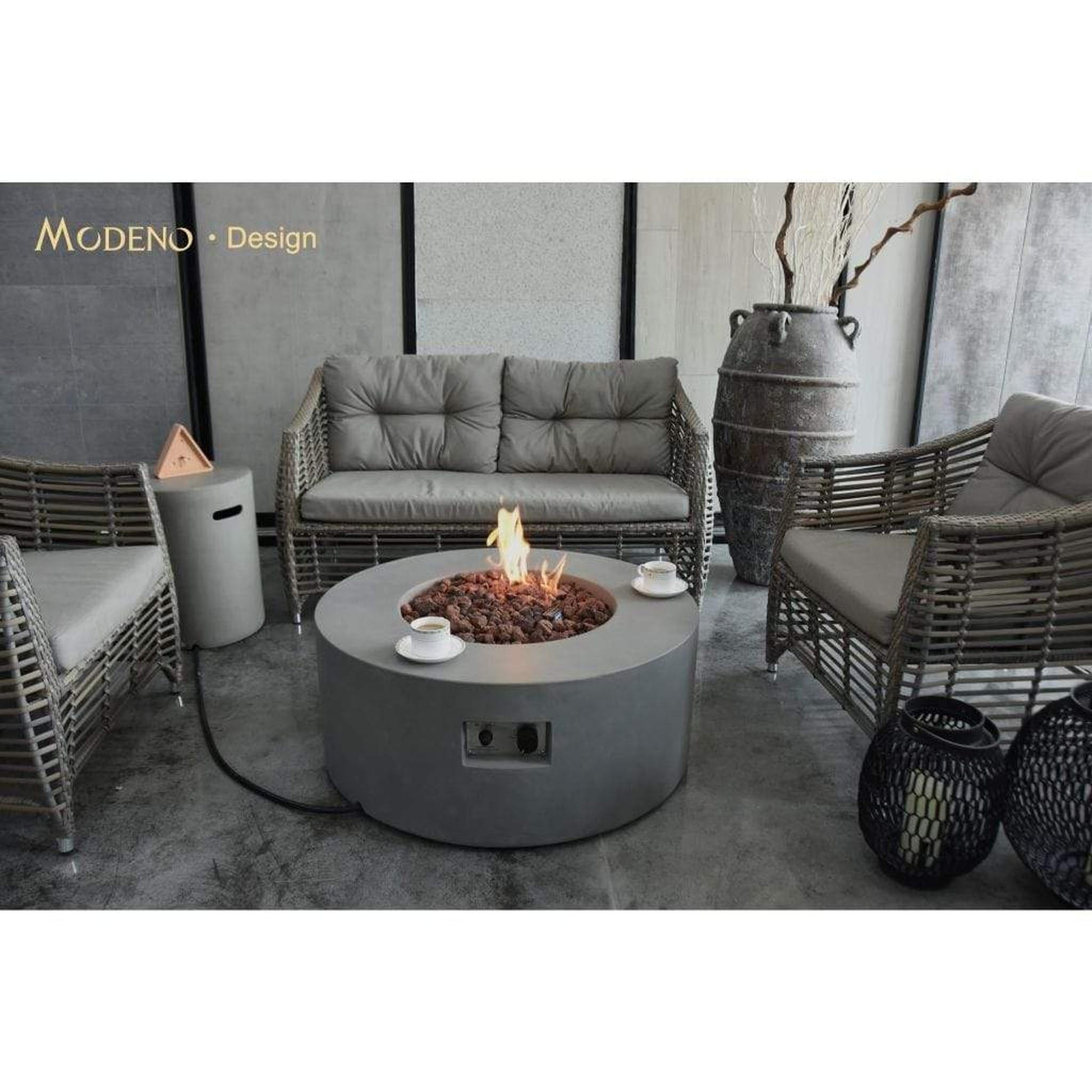 Modeno Tramore 34" Liquid Propane Fire Bowl