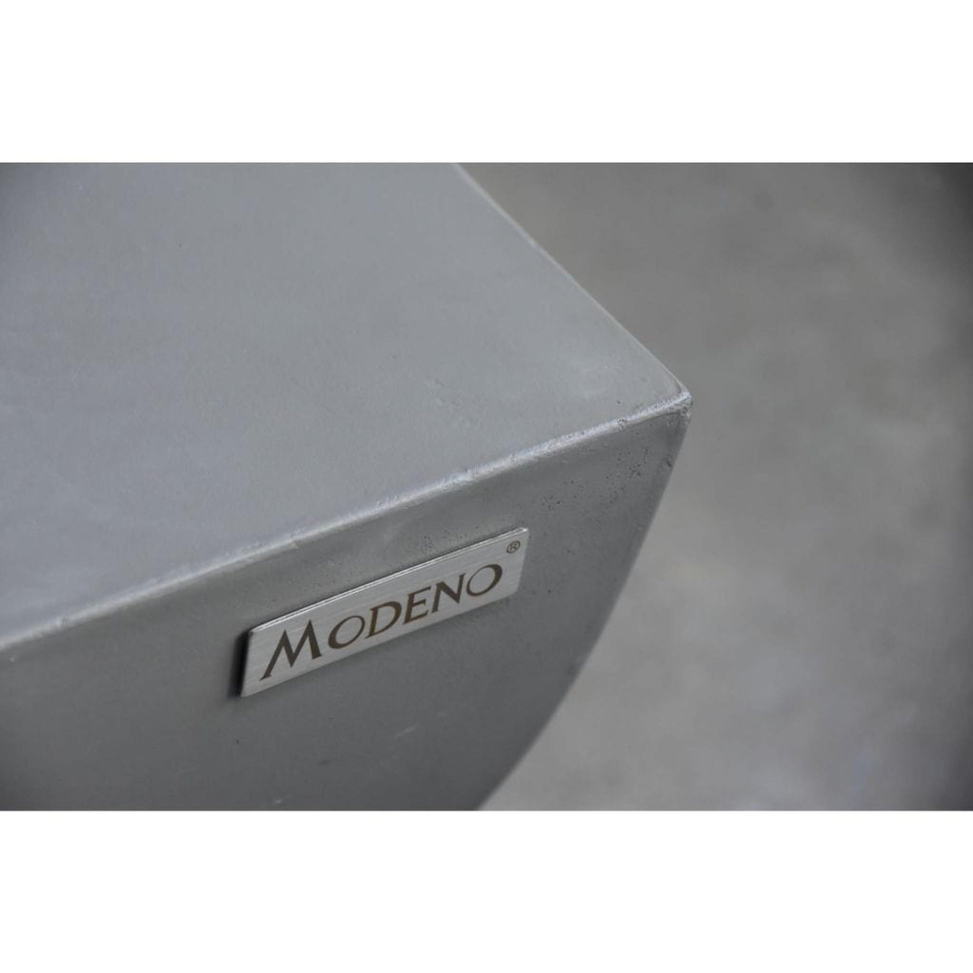 Modeno Westport 34" Gray Square Liquid Propane Fire Bowl