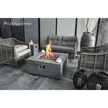 Modeno Wilton 34" Classic Gray Liquid Propane Propane Fire Table