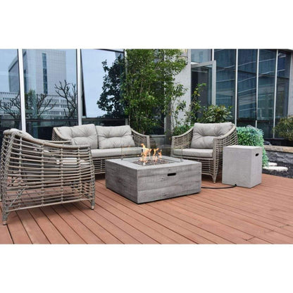 Modeno Wilton 34" Classic Gray Liquid Propane Propane Fire Table